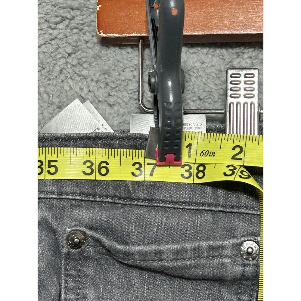 Levis 511 Mens Commuter Cycling‎ Jeans Hemmed 37x29 Flex Denim Cotton Blend Gray